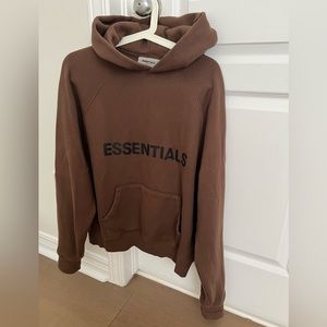 Cotton blend fleece hoodie